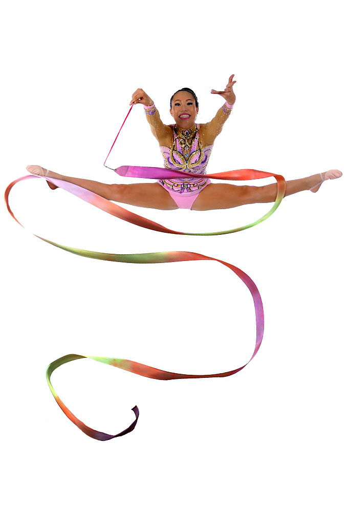 acrobat with ruban photograph